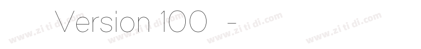 罗西钢笔行楷Version 100 罗字体转换